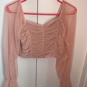 Brand New High End Puff Sleeve shirt